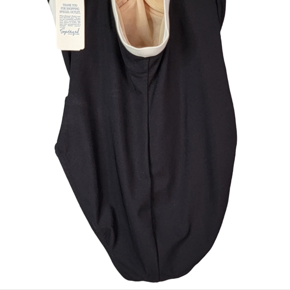 Carol Wior Summer Beach Pool Swimwear One Piece Cross Back Swim Suit Size 6 NWT - Picture 7 of 11